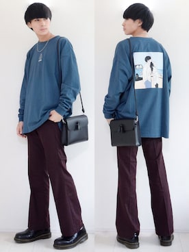 「ASTRONOMY（アストロノミー）のアイテム（パンツ）」を使った、こーせ︎︎︎︎︎︎︎︎さん（メンズ・169cm）の秋コーディネート