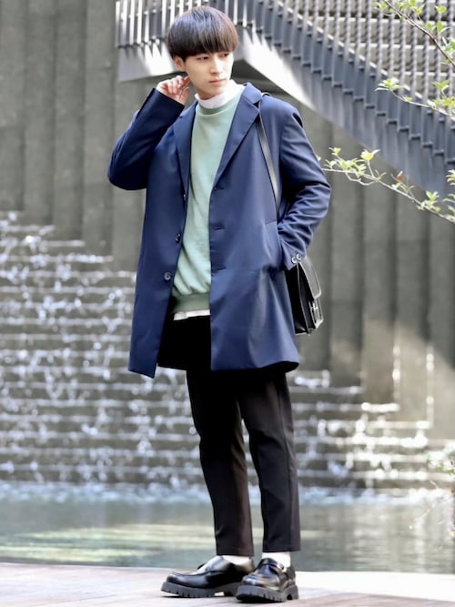 こーせ Union Stationのチェスターコートを使ったコーディネート Wear