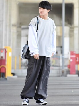 Gu ジーユー のスウェットを使ったメンズ人気ファッションコーディネート 季節 3月 5月 Wear