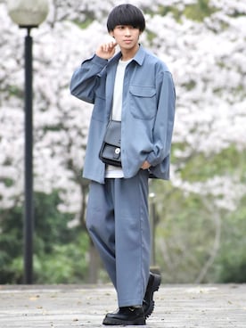 「ZIP FIVE（ジップファイブ）のアイテム（トップス）」を使った、こーせ︎︎︎︎︎︎︎︎さん（メンズ・169cm）の春コーディネート