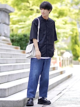 「CREARE -LINO-（クレアーレリノ）のアイテム」を使った、こーせ︎︎︎︎︎︎︎︎さん（メンズ・169cm）の春コーディネート