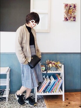 「アイテム（ブルゾン）」を使った、Ririさん（レディース・150cm・30代）の春コーディネート