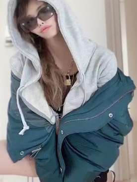 「chanel」｜「アイテム（ダウンジャケット/コート）」を使った、honey🍯さん（レディース・154cm）の秋コーディネート