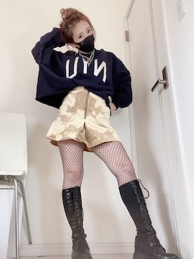 「お気に入りコーデ」｜「アイテム（スウェット）」を使った、honey🍯さん（レディース・154cm）の冬コーディネート