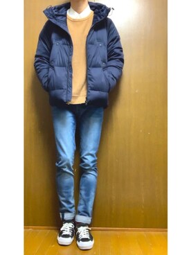 はるさん（メンズ・180cm）の冬コーディネート