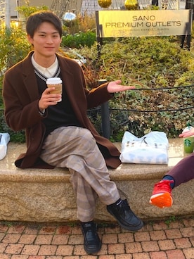 はるさん(メンズ・180cm)の冬コーディネート