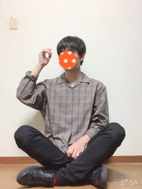 「DOOPZ（ドープス）のアイテム（スニーカー）」を使った、はるさん（メンズ・180cm）の秋コーディネート