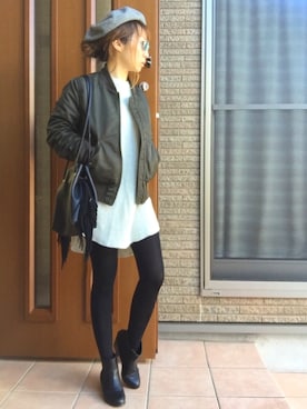 🅗🅐🅡🅤さん（レディース・146cm）の春コーディネート