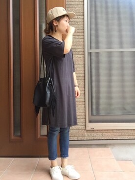 🅗🅐🅡🅤さん（レディース・146cm）の秋コーディネート