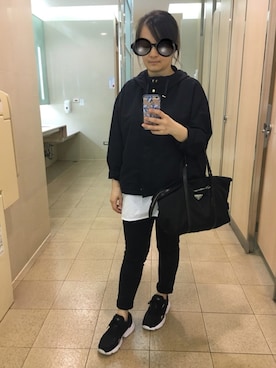 「mamafashion」｜「アイテム（マウンテンパーカー）」を使った、poohpooh & JoJoさん（レディース・157cm）の秋コーディネート