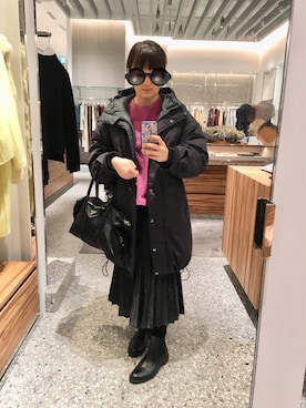 「mamafashion」｜poohpooh & JoJoさん（レディース・157cm）の冬コーディネート