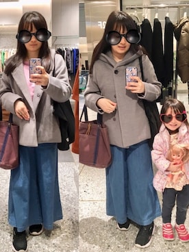 「mamafashion」｜poohpooh & JoJoさん（レディース・157cm）の冬コーディネート