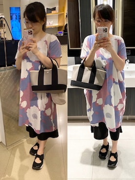 「TOPKAPI（トプカピ）のアイテム」を使った、poohpooh & JoJoさん（レディース・157cm）の夏コーディネート