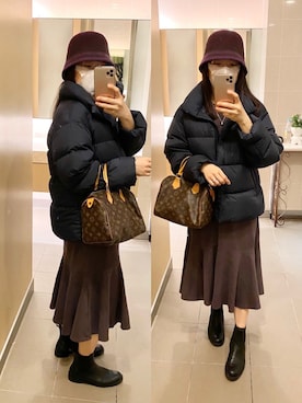 「mamafashion」｜poohpooh & JoJoさん（レディース・157cm）の冬コーディネート