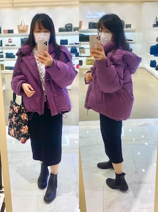 SNIDEL（スナイデル）の「ミドルフレンチダウン（ダウンジャケット