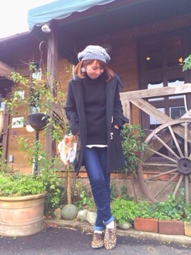 「L.D.S.（エルディーエス）のアイテム」を使った、eri♡さん（レディース・155cm）の冬コーディネート