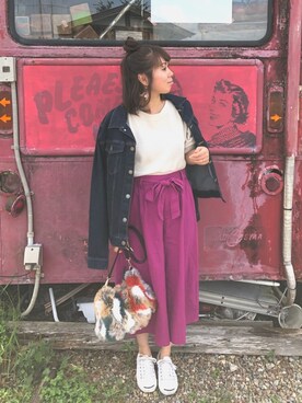 WEGO ファー付きデニムジャケット WEGO ファー付きデニムジャケット