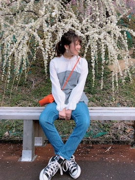 eri♡さん（レディース・155cm）の春コーディネート