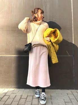 eri♡さん（レディース・155cm）の冬コーディネート