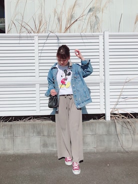 「Handmade（ハンドメイド）のアイテム」を使った、eri♡さん（レディース・155cm）の冬コーディネート