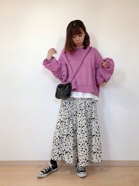 eri♡さん（レディース・155cm）の春コーディネート