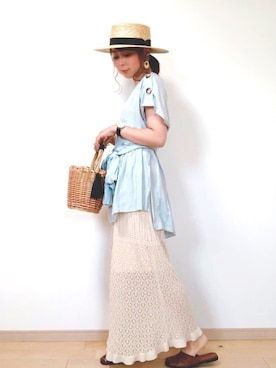 eri♡さん（レディース・155cm）の夏コーディネート