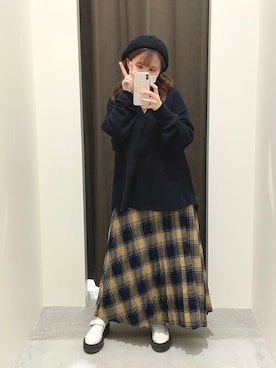 yaaさん(レディース・148cm)の冬コーディネート