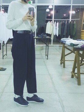 「niuhans（ニュアンス）のアイテム」を使った、annさん（レディース・163cm）の冬コーディネート