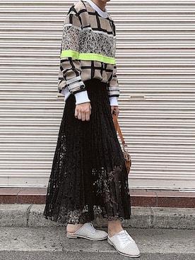 「Adonisis（アドニシス）のアイテム」を使った、410さん（レディース・161cm）の夏コーディネート