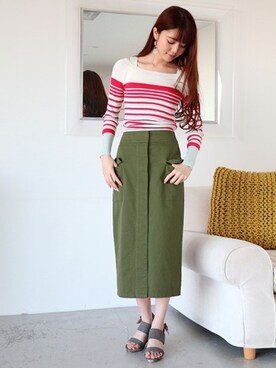 N. STAFFさん(レディース・165cm)の冬コーディネート