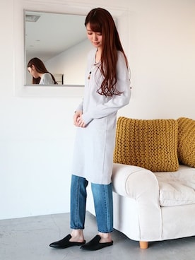 N. STAFFさん（レディース・165cm）の冬コーディネート