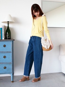 N. STAFFさん(レディース・165cm)の冬コーディネート