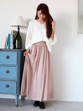 N. STAFFさん(レディース・165cm)の冬コーディネート