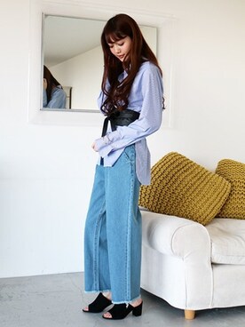 N. STAFFさん（レディース・165cm）の冬コーディネート