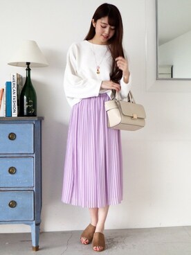 N. STAFFさん（レディース・165cm）の冬コーディネート