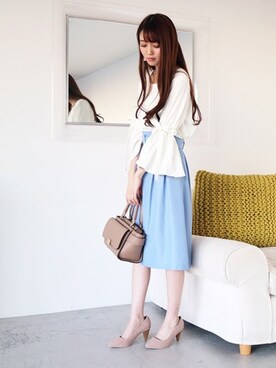 N. STAFFさん（レディース・165cm）の冬コーディネート