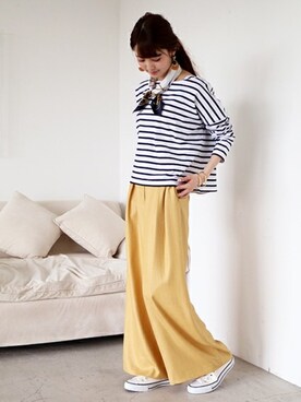 N. STAFFさん（レディース・165cm）の冬コーディネート