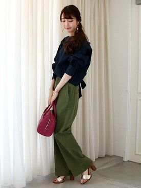 N. STAFFさん（レディース・165cm）の冬コーディネート