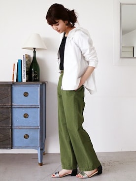 「N.（N. Natural Beauty Basic）（エヌエヌナチュラルビューティーベーシック）のアイテム（ブルゾン）」を使った、N. STAFFさん（レディース・165cm）の冬コーディネート