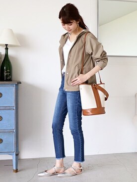 「N.（N. Natural Beauty Basic）（エヌエヌナチュラルビューティーベーシック）のアイテム（ブルゾン）」を使った、N. STAFFさん（レディース・165cm）の冬コーディネート