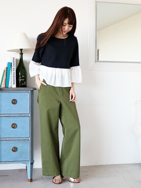 N. STAFFさん(レディース・165cm)の春コーディネート