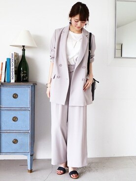 N. STAFFさん(レディース・165cm)の春コーディネート