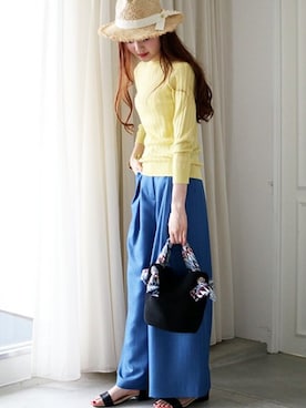 N. STAFFさん（レディース・165cm）の春コーディネート