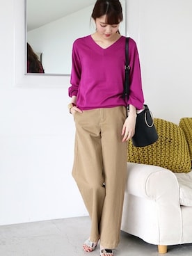 N. STAFFさん(レディース・165cm)の春コーディネート