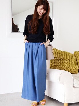 N. STAFFさん（レディース・165cm）の春コーディネート