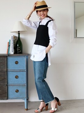 N. STAFFさん（レディース・165cm）の春コーディネート