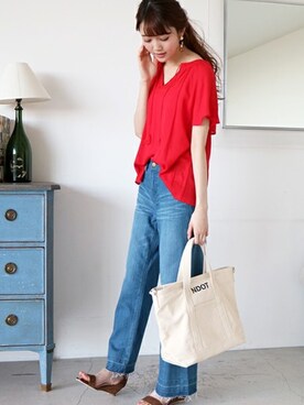 N. STAFFさん(レディース・165cm)の春コーディネート