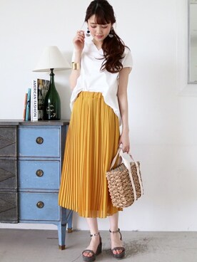 N. STAFFさん（レディース・165cm）の春コーディネート