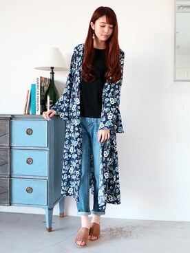 N. STAFFさん（レディース・165cm）の春コーディネート