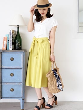 N. STAFFさん(レディース・163cm)の春コーディネート